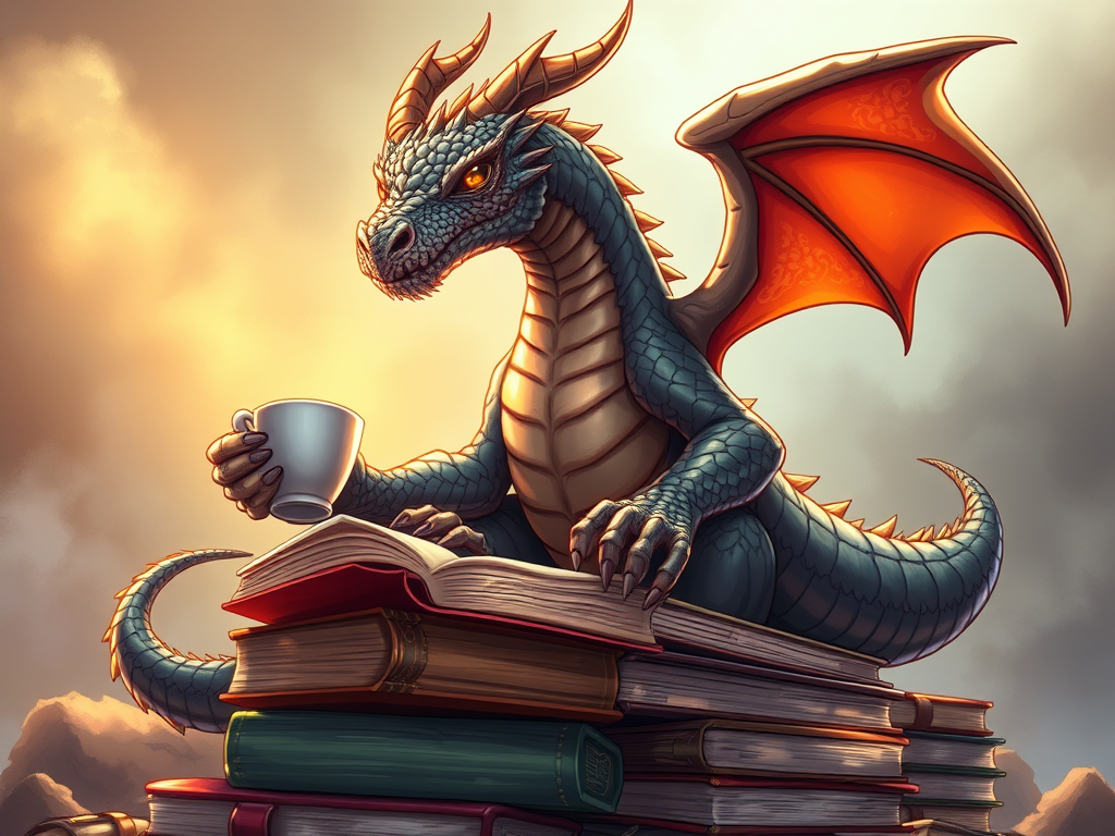 Ich bin ein Buchdrache
